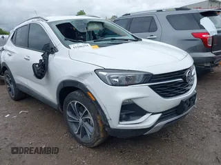 2023 Buick Encore GX Select with VIN KL4MMDS28PB154198, listed as a IAAI auction lot 42206254 with 23,392 mi miles and . Bid and sale history available at DreamBid. Image 1.