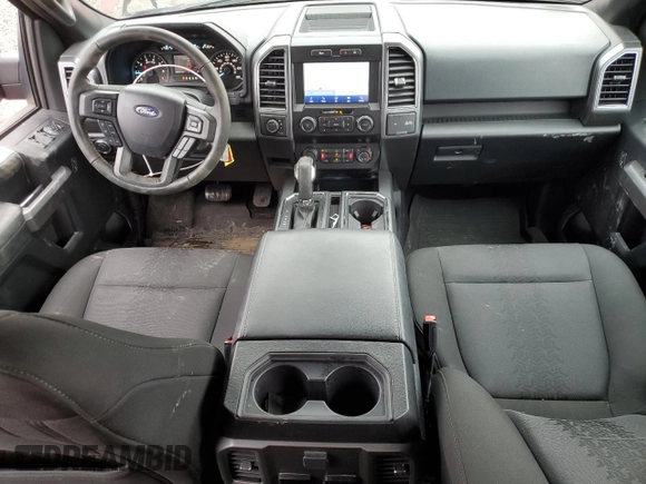2020 Ford F-150 XL with VIN 1FTEW1EP4LKF53209, listed as a Copart auction lot 47538845 with 50,041 mi miles and Salvage Title. Bid and sale history available at DreamBid. Image 8.
