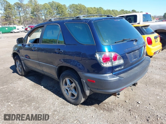 2003 Lexus RX 300 with VIN JTJGF10U030160533, listed as a IAAI auction lot 41698069 with 246,687 mi miles and . Bid and sale history available at DreamBid. Image 3.