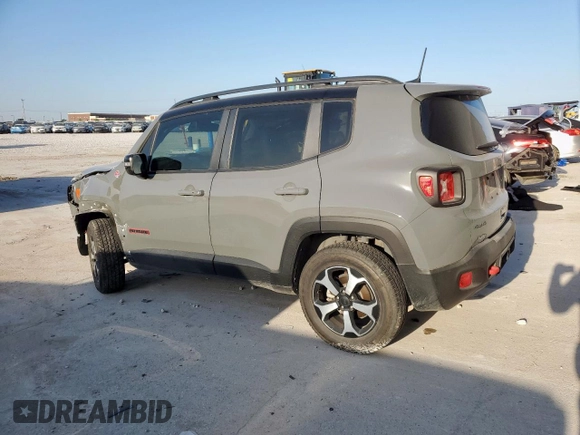 2022 Jeep Renegade Trailhawk with VIN ZACNJDC19NPN63173, listed as a Copart auction lot 52778065 with 18,988 mi miles and Salvage Title. Bid and sale history available at DreamBid. Image 2.