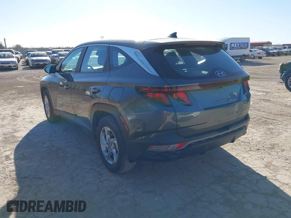 2022 Hyundai Tucson SE with VIN 5NMJA3AE4NH024581, listed as a IAAI auction lot 41725035 with 49,696 mi miles and . Bid and sale history available at carsss.com. Image 3.