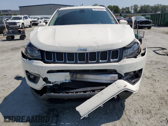 2020 Jeep Compass Latitude with VIN 3C4NJCBB5LT169540, listed as a Copart auction lot 62103255 with Not provided miles and Salvage title. Bid and sale history available at DreamBid. Image 5.