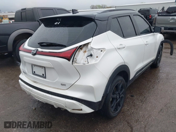 2023 Nissan Kicks SR with VIN 3N1CP5DV3PL492549, listed as a IAAI auction lot 41946715 with 19,063 mi miles. Bid and sale history available at carsss.com. Image 4.