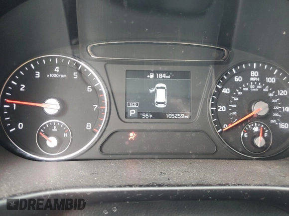 2019 Kia Sorento LX z VIN 5XYPG4A57KG486900, wystawiony jako Copart lot #52674115 z przebiegiem 105 259 mil mil oraz Szkoda całkowita • Salvage title. Historia ofert i sprzedaży dostępna na DreamBid. Obrazek 9.