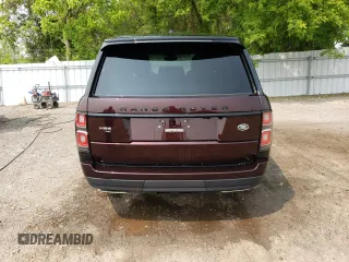 2020 Land Rover Range Rover P525 HSE with VIN SALGS2SE1LA594442, listed as a Copart auction lot 55792435 with 24,799 mi miles and Clean title. Bid and sale history available at DreamBid. Image 6.