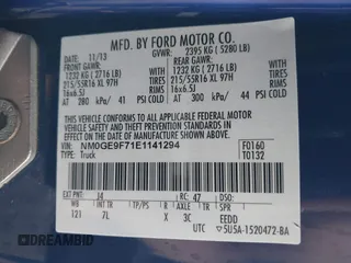 2014 Ford Transit Connect XLT с VIN NM0GE9F71E1141294, выставлен на аукционе IAAI как лот 42515089 с пробегом 119 052 миль миль и . История ставок и продаж доступна на DreamBid. Изображение 9.