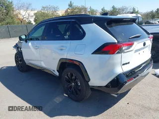 2024 Toyota RAV4 Hybrid XSE with VIN JTME6RFV3RD549984, listed as a IAAI auction lot 41861868 with 8,742 mi miles. Bid and sale history available at carsss.com. Image 3.