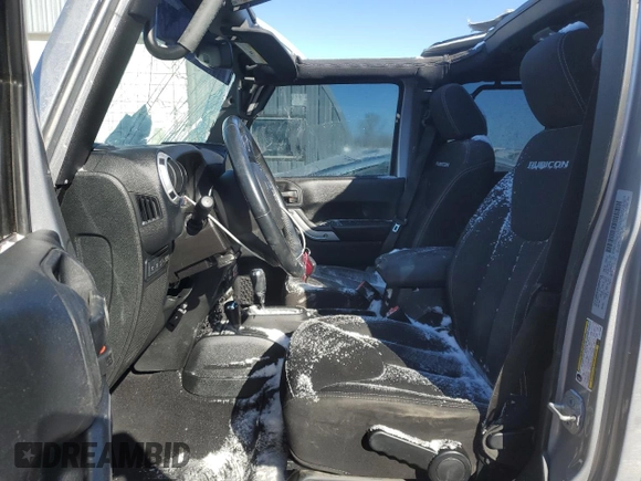 2015 Jeep Wrangler Unlimited Rubicon with VIN 1C4BJWFG2FL515084, listed as a Copart auction lot 41870545 with 114,046 mi miles and Salvage Title. Bid and sale history available at carsss.com. Image 7.