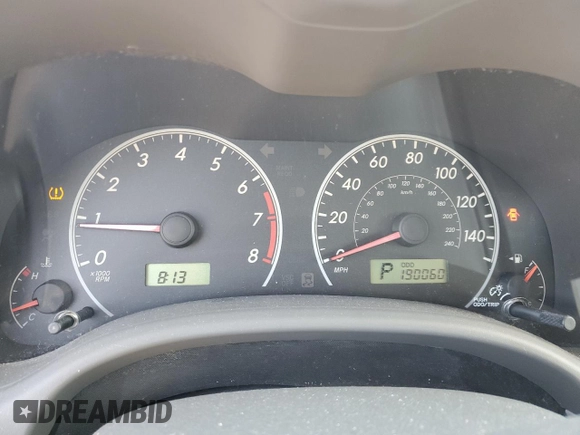 2009 Toyota Corolla with VIN JTDBL40E99J006440, listed as a Copart auction lot 53666405 with 190,060 mi miles and Salvage Title. Bid and sale history available at carsss.com. Image 9.