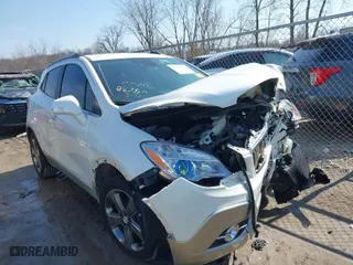 2014 Buick Encore Premium with VIN KL4CJDSB5EB685313, listed as a IAAI auction lot 41791827 with 62,616 mi miles. Bid and sale history available at carsss.com. Image 1.