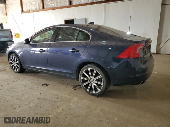2015 Volvo S60 T6 Drive-E with VIN YV149MFK2F1341338, listed as a Copart auction lot 46083085 with 97,766 mi miles and Salvage Title. Bid and sale history available at carsss.com. Image 2.