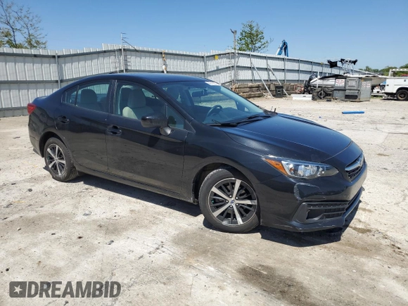 2022 Subaru Impreza Premium with VIN 4S3GKAD65N3605828, listed as a Copart auction lot 56519035 with 28,228 mi miles and Salvage title. Bid and sale history available at DreamBid. Image 4.