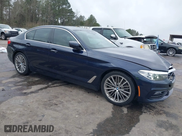 2018 BMW 5 Series 530i with VIN WBAJA5C55JWA39526, listed as a IAAI auction lot 41780637 with 121,693 mi miles and . Bid and sale history available at DreamBid. Image 1.