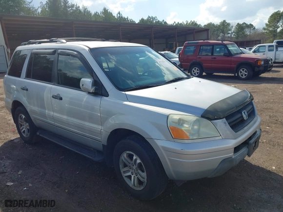 2003 Honda Pilot EX with VIN 2HKYF18693H591369, listed as a IAAI auction lot 41518617 with 325,658 mi miles. Bid and sale history available at carsss.com. Image 1.