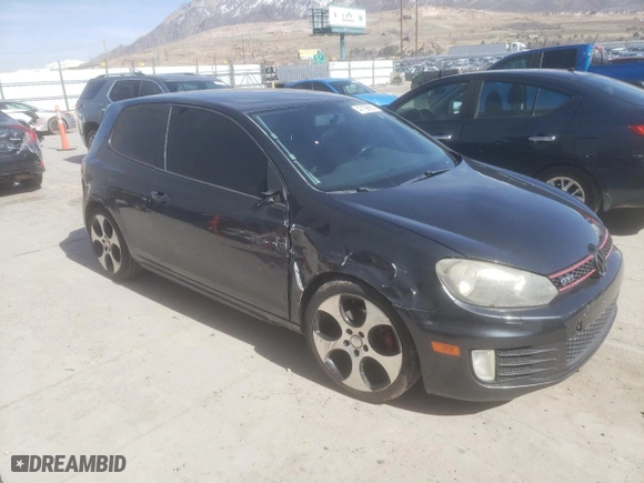 2011 Volkswagen GTI w/Sunroof with VIN WVWEV7AJXBW025463, listed as a Copart auction lot 47198585 with 105,830 mi miles and Salvage Title. Bid and sale history available at carsss.com. Image 4.
