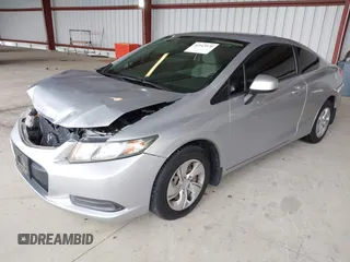 2013 Honda Civic Cpe LX with VIN 2HGFG3B54DH518888, listed as a IAAI auction lot 41943970 with 92,750 mi miles. Bid and sale history available at carsss.com. Image 17.