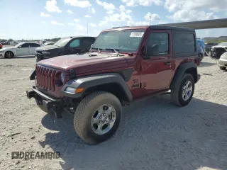 2021 Jeep Wrangler Sport z VIN 1C4GJXAN1MW683604, wystawiony jako Copart lot #53838925 z przebiegiem 18 771 mil mil oraz Szkody całkowita. Historia ofert i sprzedaży dostępna na DreamBid. Obrazek 1.