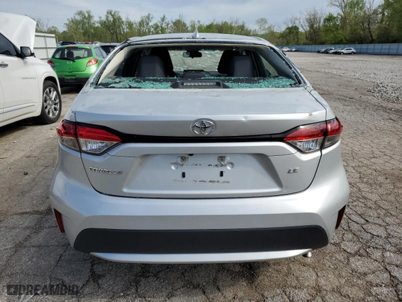2021 Toyota Corolla LE with VIN 5YFEPMAE9MP250979, listed as a Copart auction lot 51715234 with 88,744 mi miles and Salvage Title. Bid and sale history available at carsss.com. Image 6.