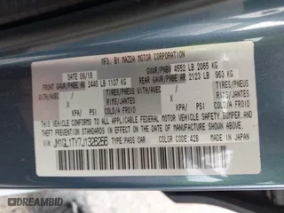 2018 Mazda Mazda6 Grand Touring with VIN JM1GL1TY7J1326256, listed as a IAAI auction lot 41924311 with 99,057 mi miles. Bid and sale history available at carsss.com. Image 9.