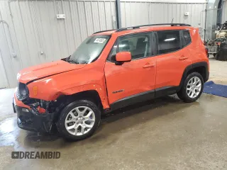 2018 Jeep Renegade Latitude z VIN ZACCJBBB3JPH01860, wystawiony jako Copart lot #46614685 z przebiegiem 67 118 mil mil oraz Szkoda całkowita • Salvage title. Historia ofert i sprzedaży dostępna na DreamBid. Obrazek 1.