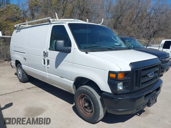2012 Ford Econoline Cargo Commercial with VIN 1FTNE1EW7CDB08722, listed as a IAAI auction lot 41703842 with 252,175 mi miles and . Bid and sale history available at carsss.com. Image 1.