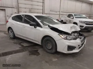 2018 Subaru Impreza with VIN 4S3GTAA67J3737601, listed as a IAAI auction lot 41463121 with 111,321 mi miles. Bid and sale history available at carsss.com. Image 1.