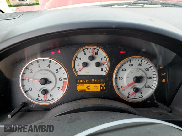 2011 Nissan Titan S with VIN 1N6AA0EC0BN308082, listed as a Copart auction lot 52903125 with 138,534 mi miles and Clean Title. Bid and sale history available at carsss.com. Image 9.