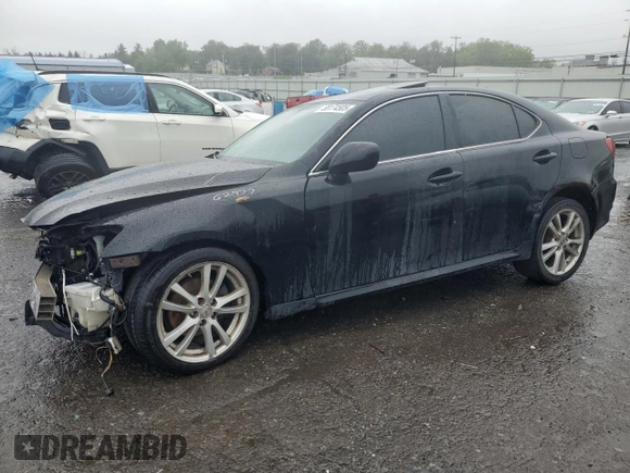 2008 Lexus IS 250 with VIN JTHBK262482073880, listed as a Copart auction lot 58174505 with 176,582 mi miles and Salvage title. Bid and sale history available at DreamBid. Image 1.