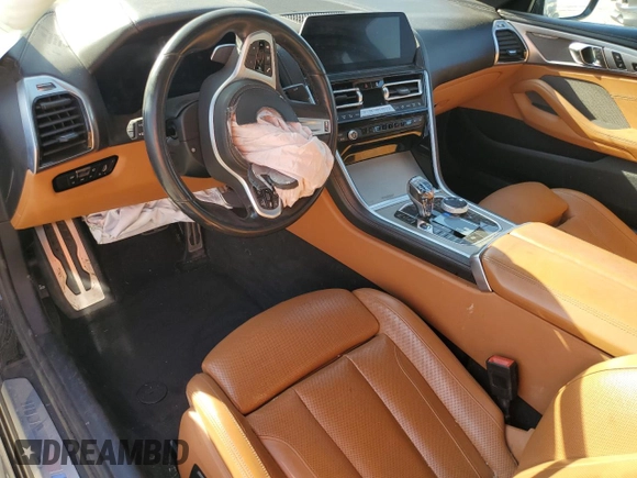 2019 BMW 8 Series M850i xDrive with VIN WBABC4C58KBU96801, listed as a Copart auction lot 70015354 with Not Provided miles and Salvage Title. Bid and sale history available at carsss.com. Image 8.