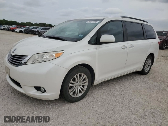2017 Toyota Sienna XLE Auto Access Seat with VIN 5TDYZ3DC3HS826798, listed as a Copart auction lot 54487685 with 88,584 mi miles and Salvage Title. Bid and sale history available at DreamBid. Image 1.