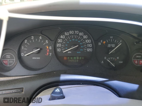 1998 Buick Regal LS with VIN 2G4WB52K7W1543743, listed as a Copart auction lot 60970515 with 142,559 mi miles and Salvage title. Bid and sale history available at DreamBid. Image 9.