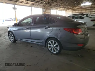 2014 Hyundai Accent GLS with VIN KMHCU4AE5EU765414, listed as a Copart auction lot 42359065 with 114,762 mi miles and Salvage Title. Bid and sale history available at carsss.com. Image 2.