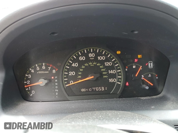 2005 Honda Accord EX with VIN 1HGCM567X5A079182, listed as a Copart auction lot 50696665 with 186,410 mi miles and Salvage Title. Bid and sale history available at DreamBid. Image 9.