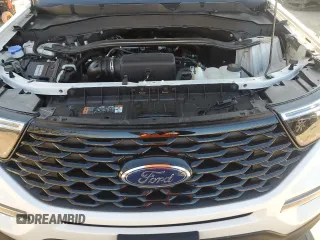 2023 Ford Explorer ST-Line with VIN 1FMSK7KH9PGB52354, listed as a Copart auction lot 84932644 with 14,308 mi miles and Salvage Title. Bid and sale history available at carsss.com. Image 12.