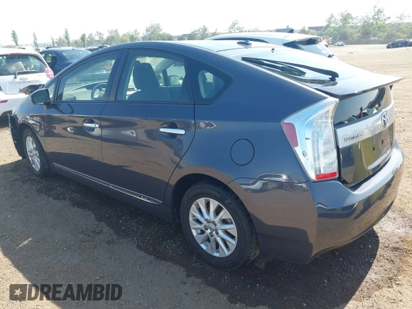 2012 Toyota Prius with VIN JTDKN3DP5C3011792, listed as a IAAI auction lot 42544789 with 127,704 mi miles and . Bid and sale history available at DreamBid. Image 3.