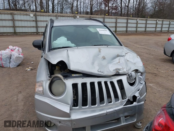 2007 Jeep Compass Sport with VIN 1J8FT47W57D397445, listed as a IAAI auction lot 41699966 with 235,960 mi miles. Bid and sale history available at carsss.com. Image 6.