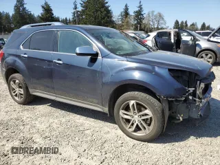 2017 Chevrolet Equinox Premier with VIN 2GNFLGEK2H6340992, listed as a Copart auction lot 53134685 with 131,867 mi miles and Salvage Title. Bid and sale history available at carsss.com. Image 4.