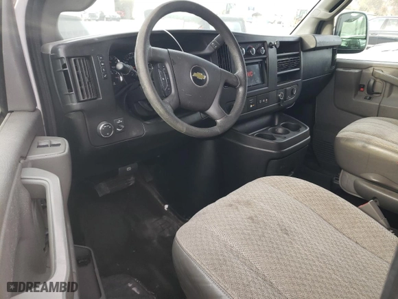 2017 Chevrolet Express Passenger LT with VIN 1GAZGPFF2H1241290, listed as a Copart auction lot 80438284 with 137,221 mi miles and Salvage Title. Bid and sale history available at carsss.com. Image 8.