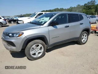 2023 Jeep Compass Sport with VIN 3C4NJDANXPT536715, listed as a Copart auction lot 53182585 with 43,671 mi miles and Salvage title. Bid and sale history available at DreamBid. Image 1.