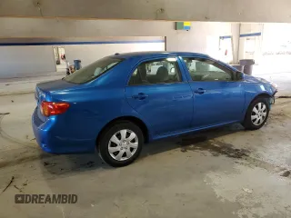 2009 Toyota Corolla with VIN 2T1BU40E49C142631, listed as a Copart auction lot 53734185 with 146,676 mi miles and Salvage Title. Bid and sale history available at carsss.com. Image 3.
