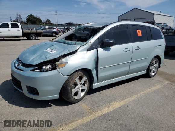 2006 Mazda 5 Sport with VIN JM1CR29LX60112700, listed as a Copart auction lot 51918955 with 223,332 mi miles and Salvage Title. Bid and sale history available at carsss.com. Image 1.