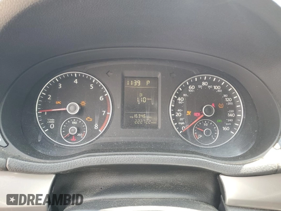 2013 Volkswagen Passat S with VIN 1VWAP7A35DC032218, listed as a Copart auction lot 56232645 with 222,722 mi miles and Salvage title. Bid and sale history available at DreamBid. Image 9.