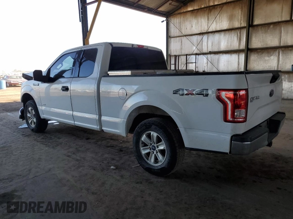 2017 Ford F-150 XL with VIN 1FTEX1EPXHKC67255, listed as a Copart auction lot 45247725 with 150,338 mi miles and Salvage Title. Bid and sale history available at carsss.com. Image 2.