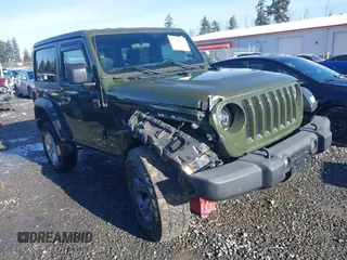 2021 Jeep Wrangler Sport S with VIN 1C4GJXAN0MW647662, listed as a IAAI auction lot 41336264 with 41,612 mi miles and . Bid and sale history available at DreamBid. Image 1.
