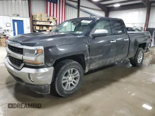 2016 Chevrolet Silverado 1500 LT with VIN 1GCVKREH2GZ223911, listed as a Copart auction lot 43895625 with 155,583 mi miles and Salvage Title. Bid and sale history available at carsss.com. Image 1.