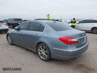 2014 Hyundai Genesis 3.8L with VIN KMHGC4DD8EU264718, listed as a IAAI auction lot 41429916 with 56,212 mi miles. Bid and sale history available at carsss.com. Image 3.