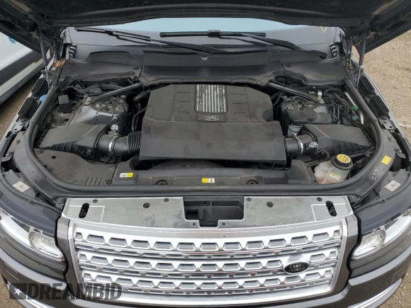 2017 Land Rover Range Rover with VIN SALGV5FE2HA360806, listed as a Copart auction lot 73036034 with 132,382 mi miles and Salvage title. Bid and sale history available at DreamBid. Image 11.