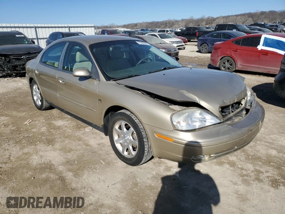 2000 Mercury Sable LS Premium with VIN 1MEFM55S5YG638820, listed as a Copart auction lot 47483035 with 84,238 mi miles and Salvage Title. Bid and sale history available at carsss.com. Image 4.