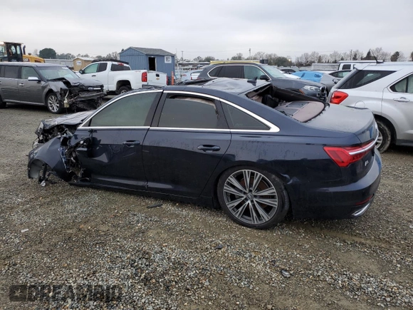 2019 Audi A6 Premium with VIN WAUD8AF25KN132313, listed as a Copart auction lot 83855514 with 0 mi miles and Salvage Title. Bid and sale history available at carsss.com. Image 2.