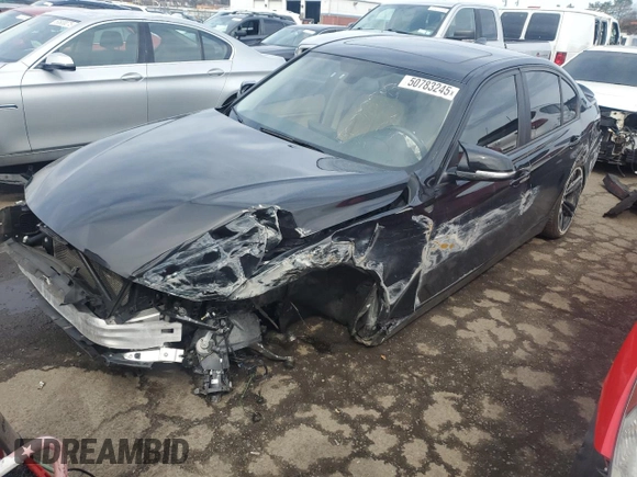 2014 BMW 3 Series 328i xDrive with VIN WBA3B5C51EP540626, listed as a Copart auction lot 50783245 with 98,257 mi miles and Salvage Title. Bid and sale history available at DreamBid. Image 1.